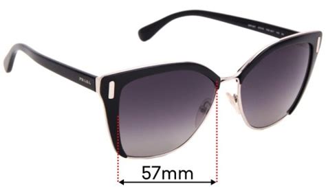 Prada SPR56T 57mm Replacement Lenses by Sunglass Fix™